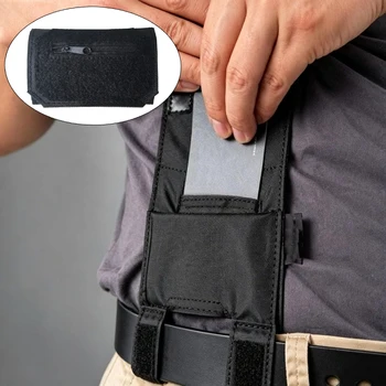 Portafoglio Mini Compatto EDC Sottile, Borsa Nascosta Portatile Sicura, Custodia Antifurto per Contanti e Carte di Credito per Viaggi Quotidiani