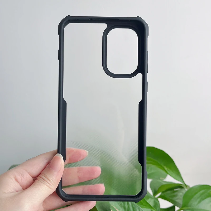XUNDD Shockproof Airbags Transparent Phone Case - Durable PC + TPU Protection Cover