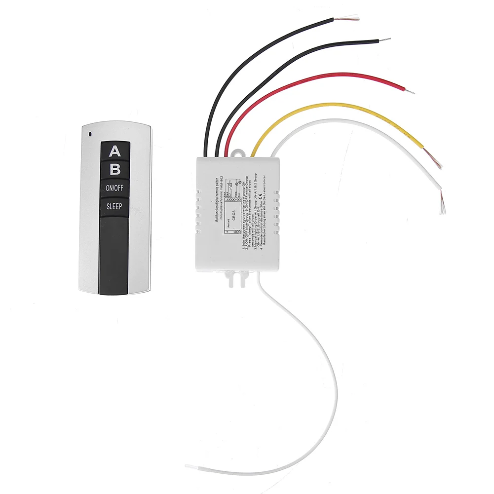 2 Way Wall Light Wireless Smart Remote Control Transmitter Controller Control Home Intelligent ON/OFF