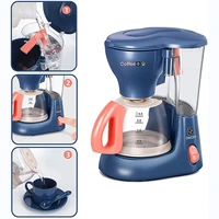 Mini Household Appliances Kitchen Toys, Pretend Play Set with Coffee Maker Blender Mixer and Toaster for Kids Boys Girls Gifts 4
