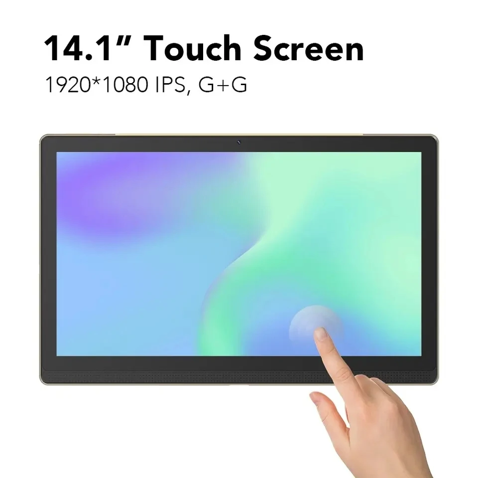 Global Version 14.1 Inch Tablet PC 1920x1080 IPS Big Screen 5+13MP 12+256GB Octa-Core планшет 2 IN 1 Tablets Android 12 Laptops 3