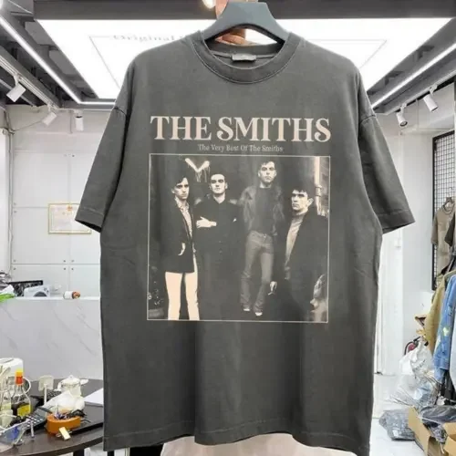 The Smiths Album Maglietta Anni '90 Queen Is Dead Cotton Kh2352 Maniche Lunghe O Corte