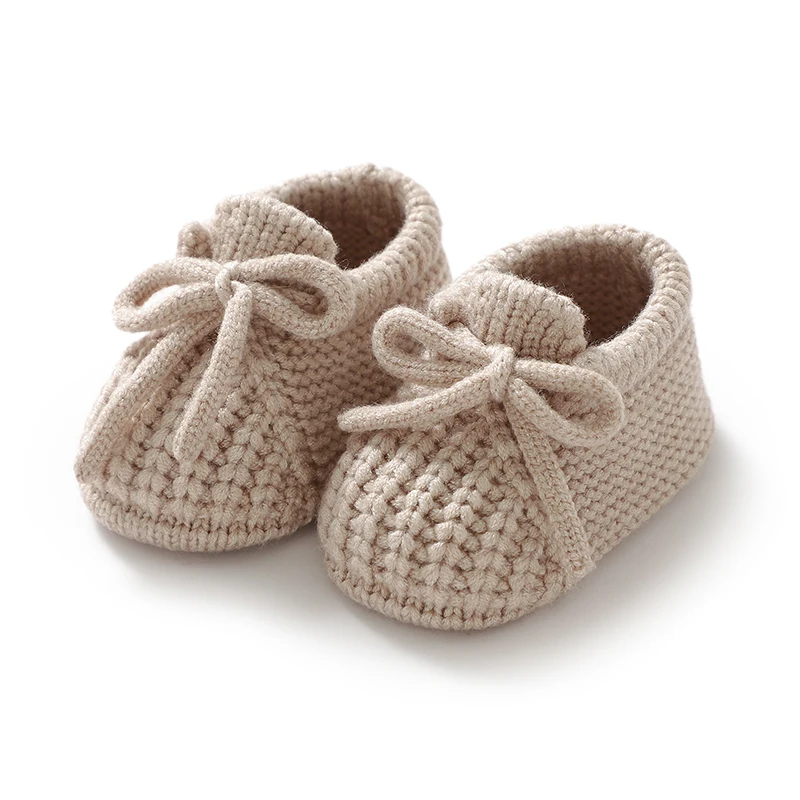 Baby Walking Shoes Solid Soft Soled Newborn Boys Girls First Walker Breathable Anti-Slip Infant Toddler Indoor Outdoor Prewalker 2