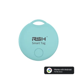 RSH Smart Tracker with App - Integrated Key Finder & Remote Locator Tag (Skyblue)