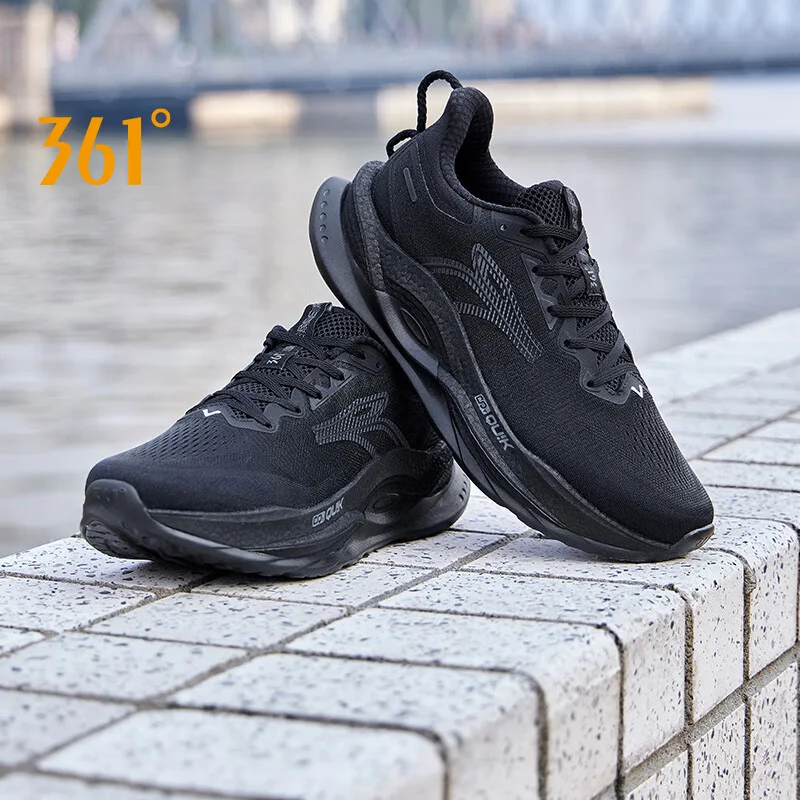 361 Degrees Fierce 5 Men Running Shoes New Soft Breathable Rebound