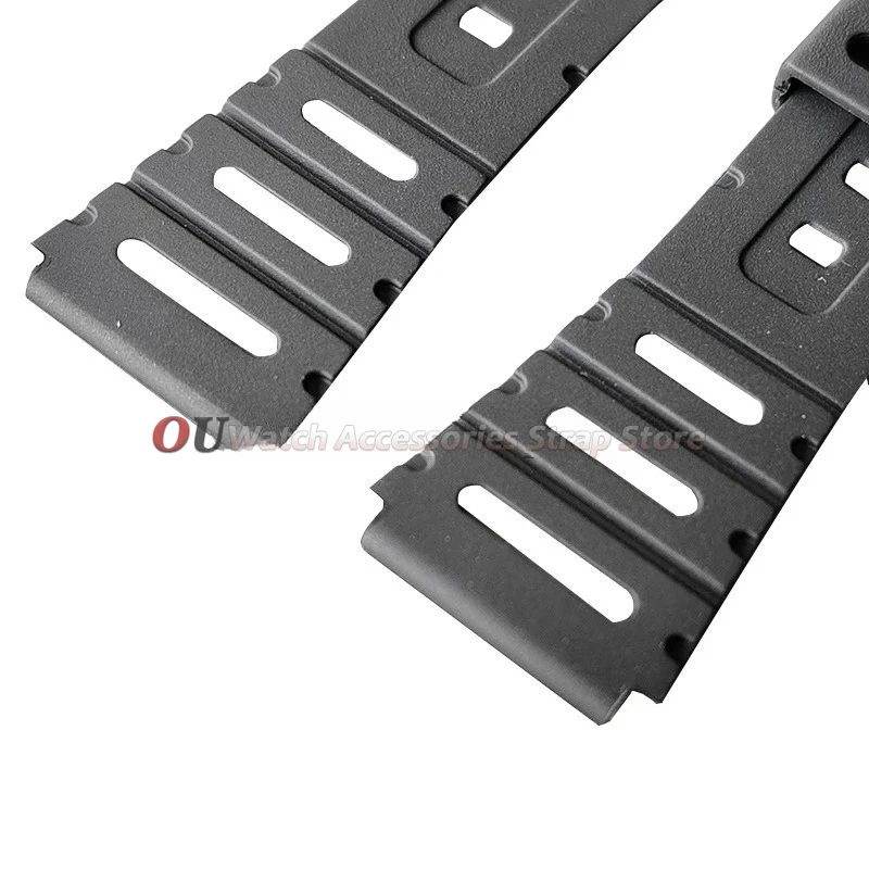 Durable 20mm Silicone Sport Wristband with Soft Plastic Buckle