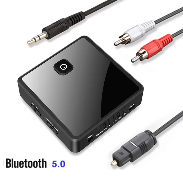 Trasmettitore/Ricevitore Bluetooth 5.3 Seflorgo 2-in-1 – Con Jack AUX/RCA, Dual Link, Bassa Latenza, Batteria 16h Per TV/Aereo/Cuffie - 3