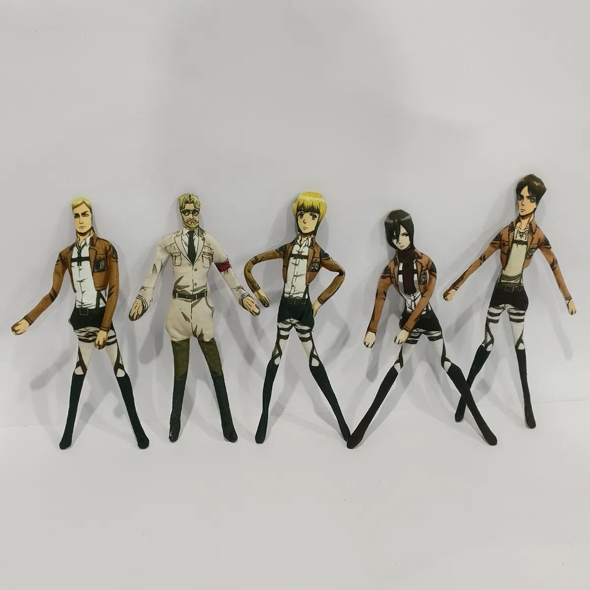 Plush Doll Anime Attack On Titan Eren Jaeger Cosplay Plush Doll Body Wire Skeleton Action Stuffed Dolls Accessories Ornament Gifts