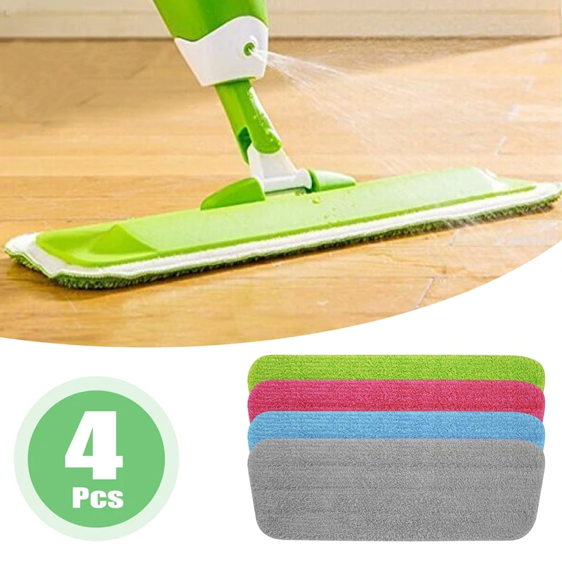 ABQV-4 Pcs Cleaning Mop For Vorfreude Spray Mop And All Spray Mops & Washable Mops