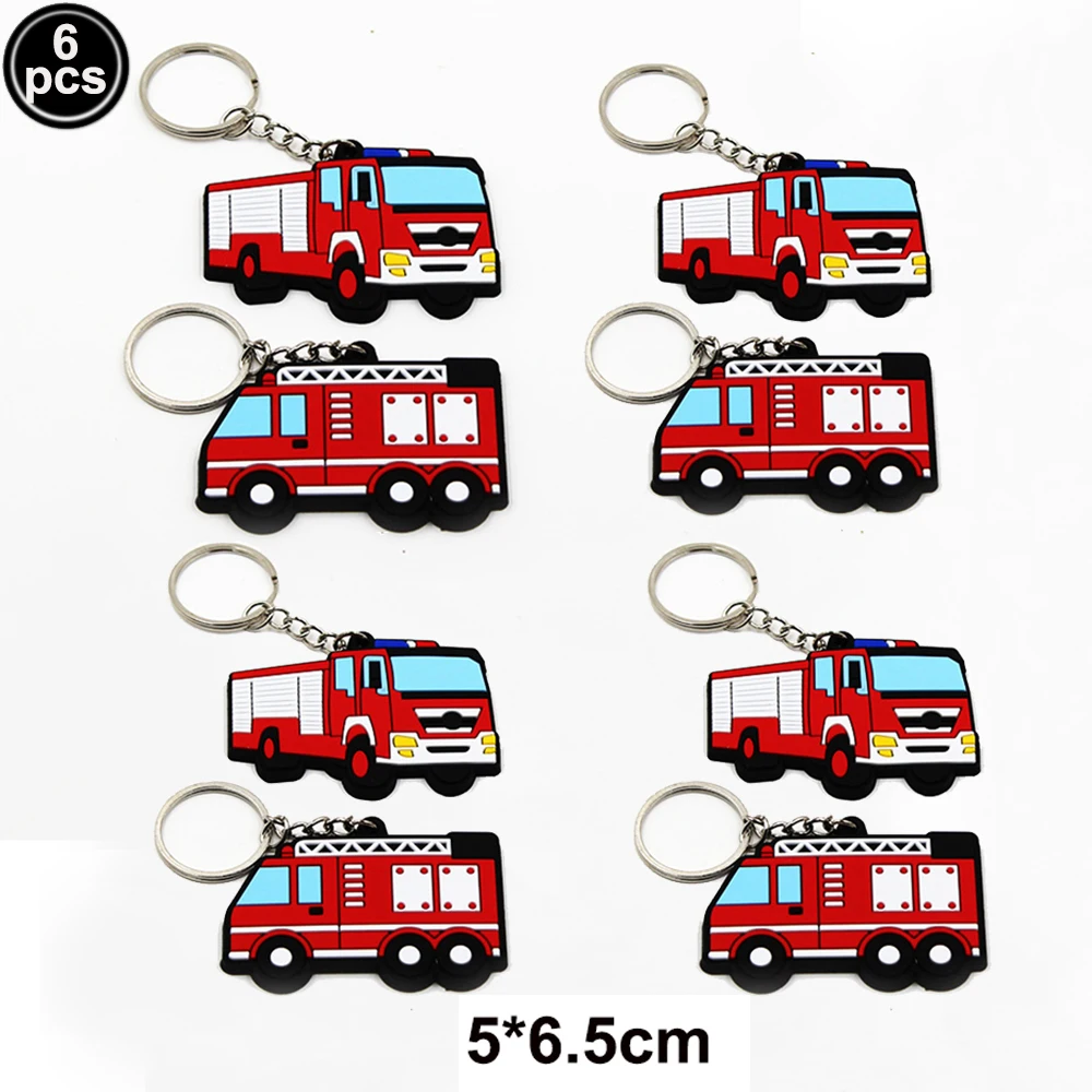 Feuerwehrauto-Thema, Geburtstagsparty-Dekoration, Feuerwehrauto, hängender Wirbel, alles Gute zum Geburtstag, Banner für Kinder, Jungen, Feuerwehrmann, Partyzubehör – Detail 5