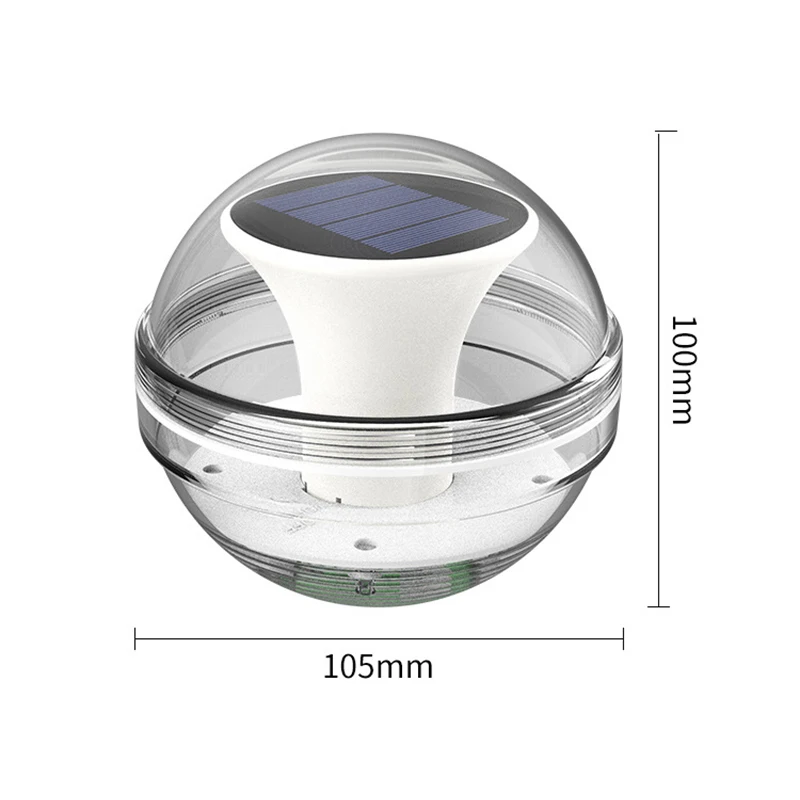 2/1 PC Outdoor Solar Powered Pool Lamp Waterproof Light Control Three-Mode Solar Water Drift Light Pond Decorative Night Light images - 6