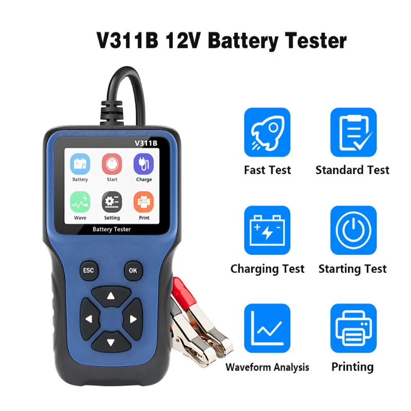 

V311B Automotive 12V Battery Tester Automotive Battery Testing