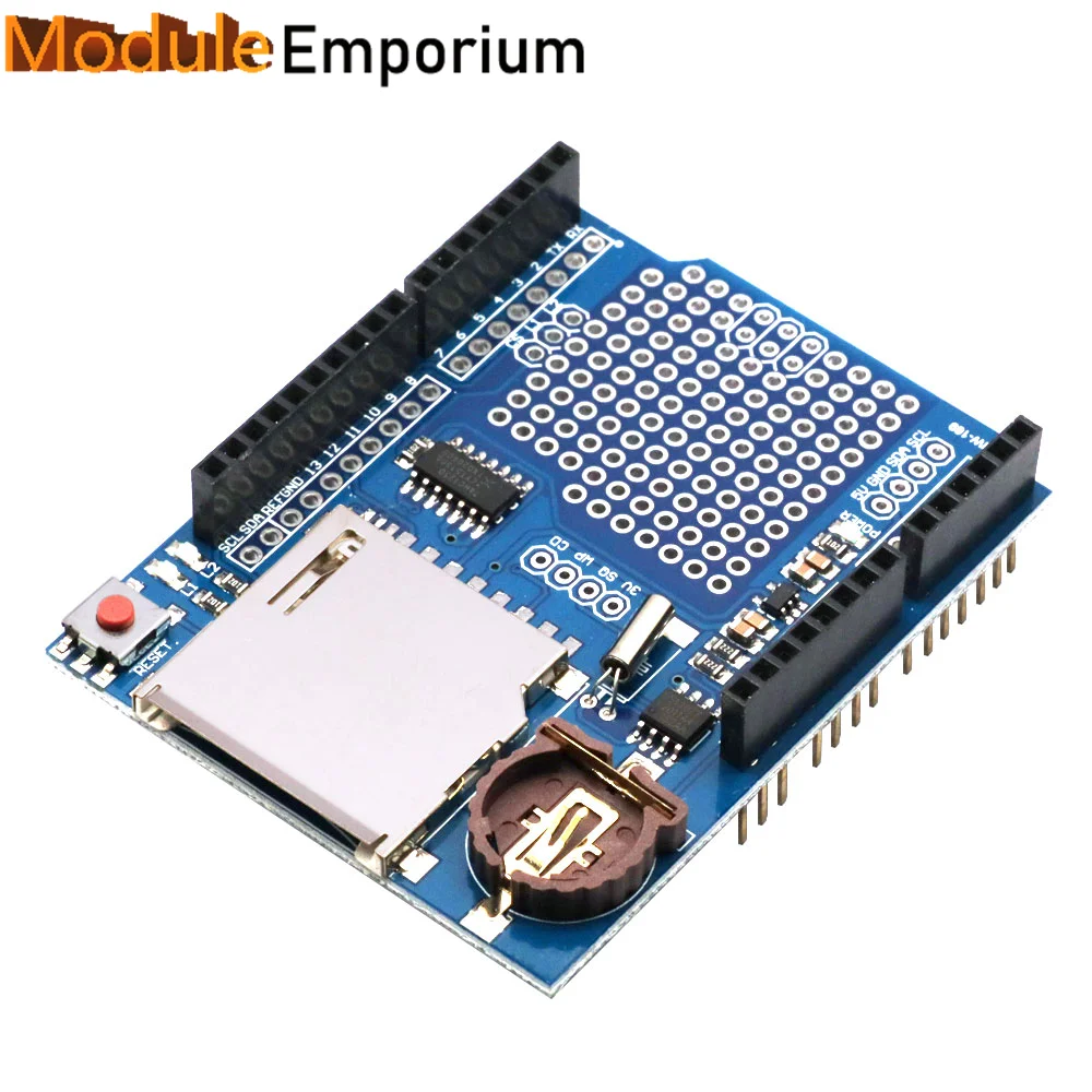 Xd204 Data Logging Recorder Shield V10 For Arduino Uno