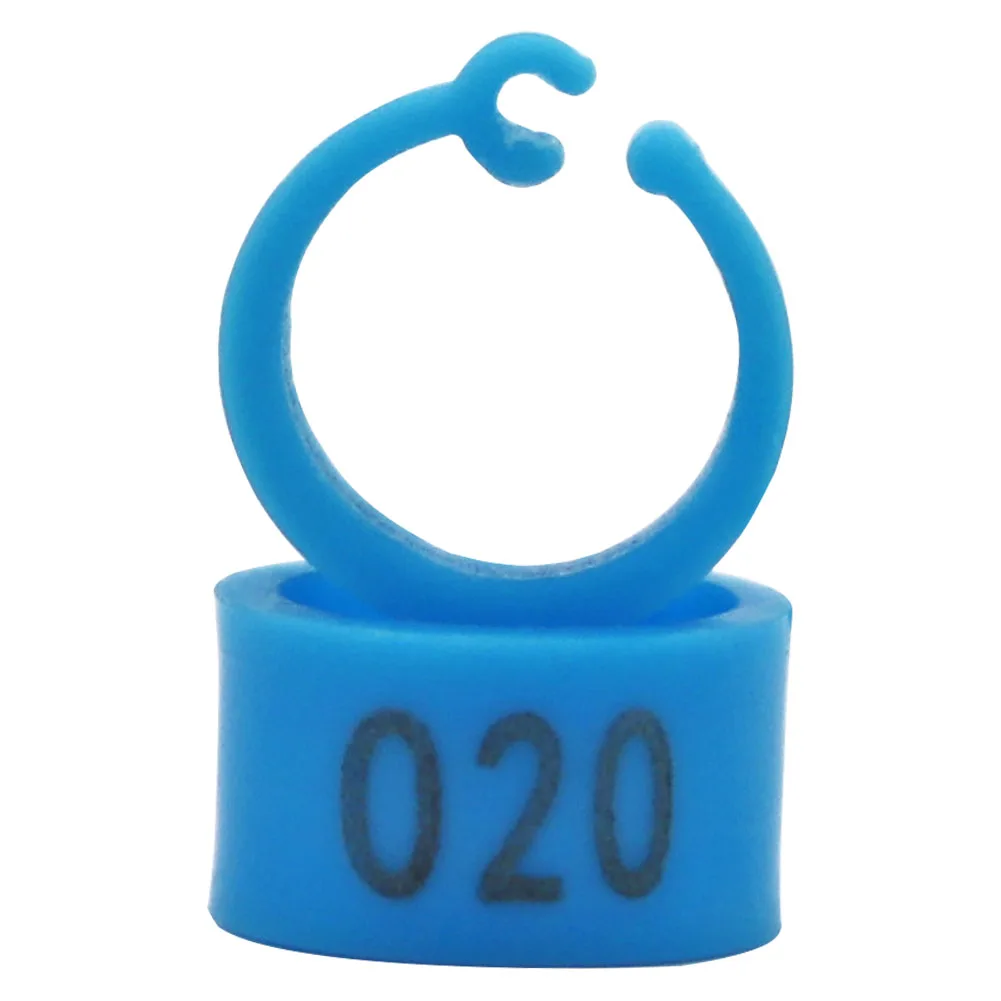 100 Pcs Birds Pigeon Feet RingsMulticolor Plastic Dove Leg Band Poultry Parrot Clip Band Foot Ring Supplies Bird Appliances - Image 5