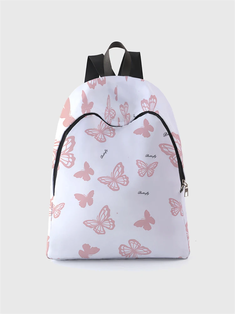 New Women's and Men's High Capacity College Backpack Trend Women's Laptop School Bag Cute Girl Travel Bag Cool