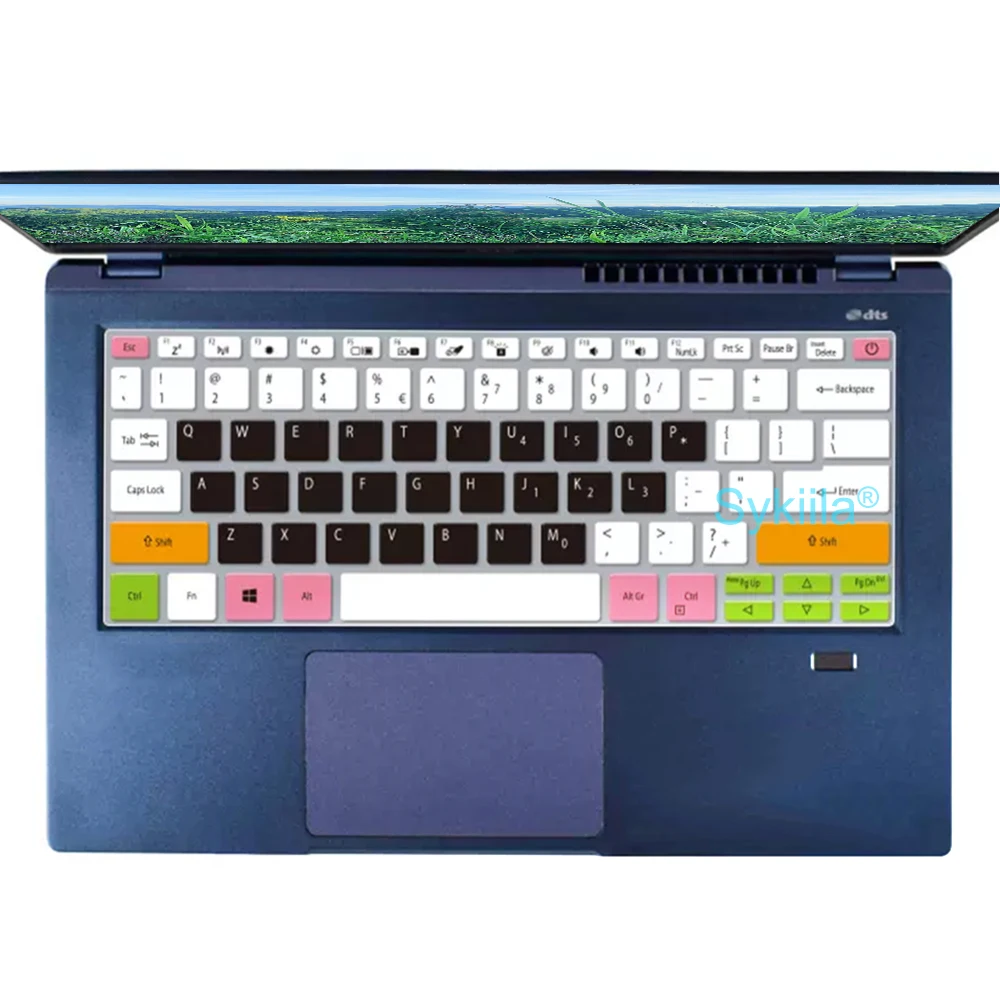 Acer Aspire 키보드 커버 실리콘 보호 스킨 케이스, Acer Aspire 1 3 5 Vero A114 A314 A514 AV14 R3 R5 E1 E5 ES1 V3 V5 V7 EC, 14 인치