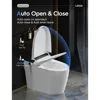 Smart Toilet, Display Tankless Toilet with Warm Water Sprayer and Dryer, Heated Bidet Seat, One Piece Bidet Toilet 4