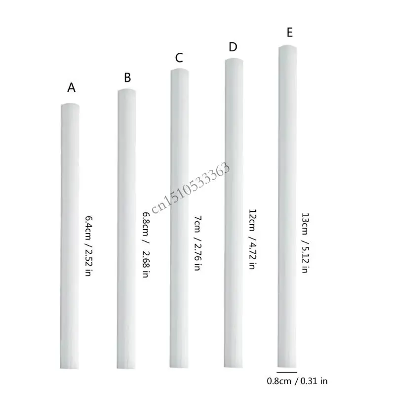 10pcs 8mm 가습기 스폰지 막대 리필 스틱은 실내 공기 품질을 향상시키기 위한 효과적인 수분 유지 관리를 위해 설정됩니다. 090E