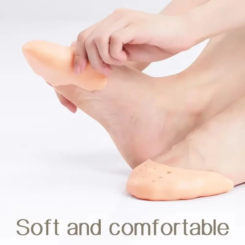 Silicone Ballet Toe Pads Pointe Shoes Cushion Topper Shoes Toe Protector Foot Care Soft Material Toe Cap Cover Dance Movement