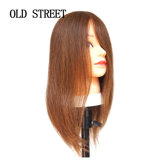 Cosmetology Mannequin Head Human Hair  Mannequin Natural Hair Training -  Mannequin - Aliexpress