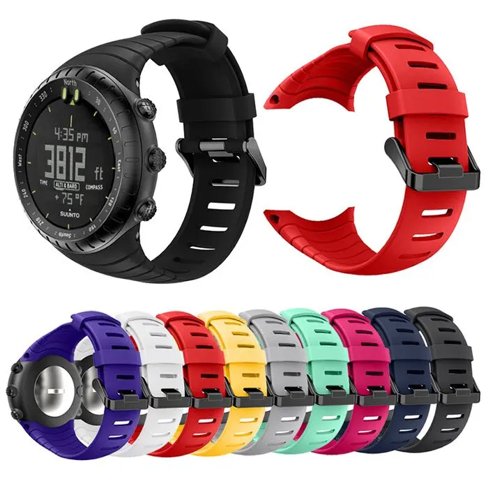 Silicone Sport Replacement Watch Strap - Soft, Durable Bracelet Wristband Accessories