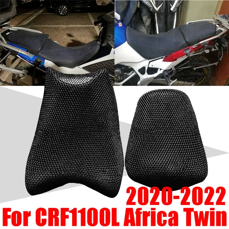 Funda de tela para asiento de motocicleta, cubierta de nailon para HONDA africa twin 1100, crf1100, crf 1100, L, 1100L, CRF1100L, ADVENTURE SPORT 2020