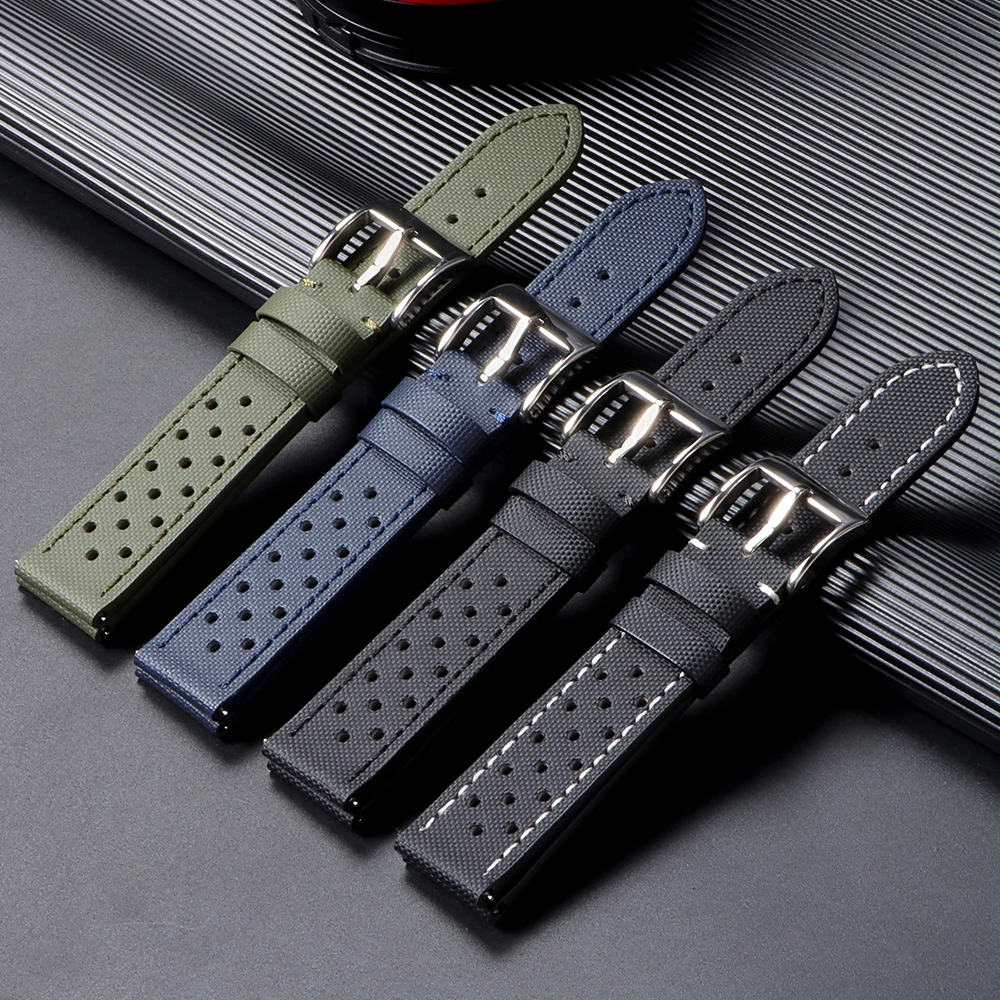 ブランパン、オメガ、セイコーダイバーズウォッチ用20mm 22mmセイル