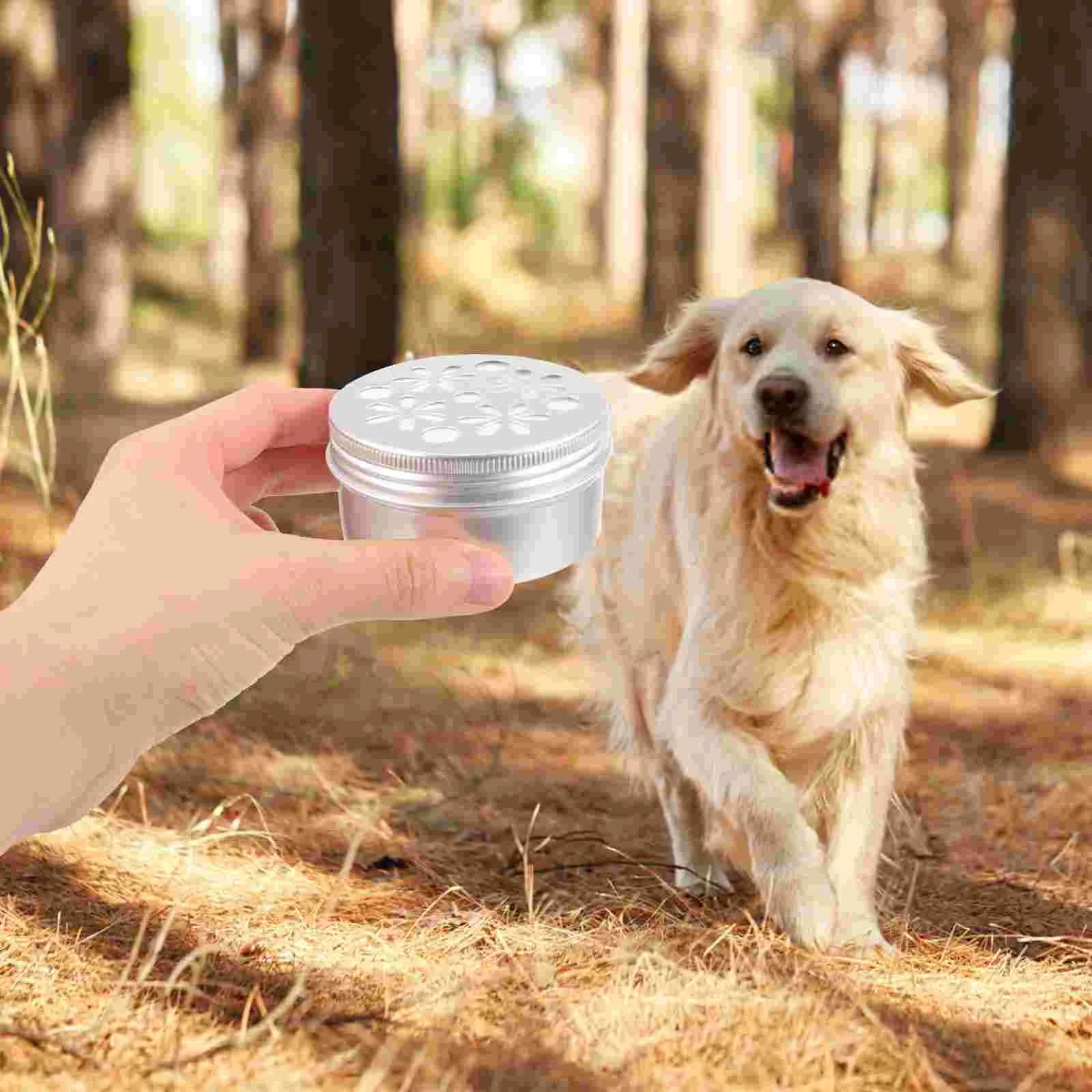 

10 Pcs Dog Box Training Scent Work Tools Round Container with Lid Aluminum Boxes