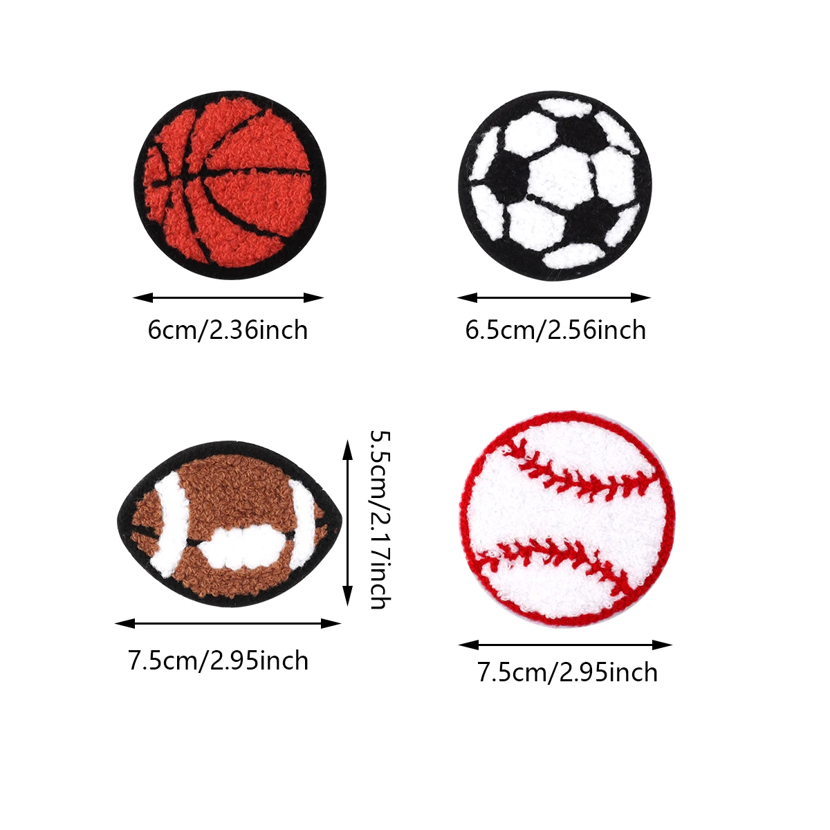 Toppe ricamate da calcio all'ingrosso da 10 pezzi su vesti toppa da ricamo sportiva ferro su toppe per adesivi per abbigliamento cucire distintivi  15