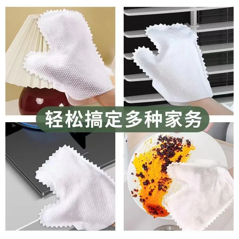 

10pcs Remove Oil Rags Gloves Non-disposable Housework Dusting Gloves Rags Cleaning Windows Home Tool Outdoor Picnic Camping New