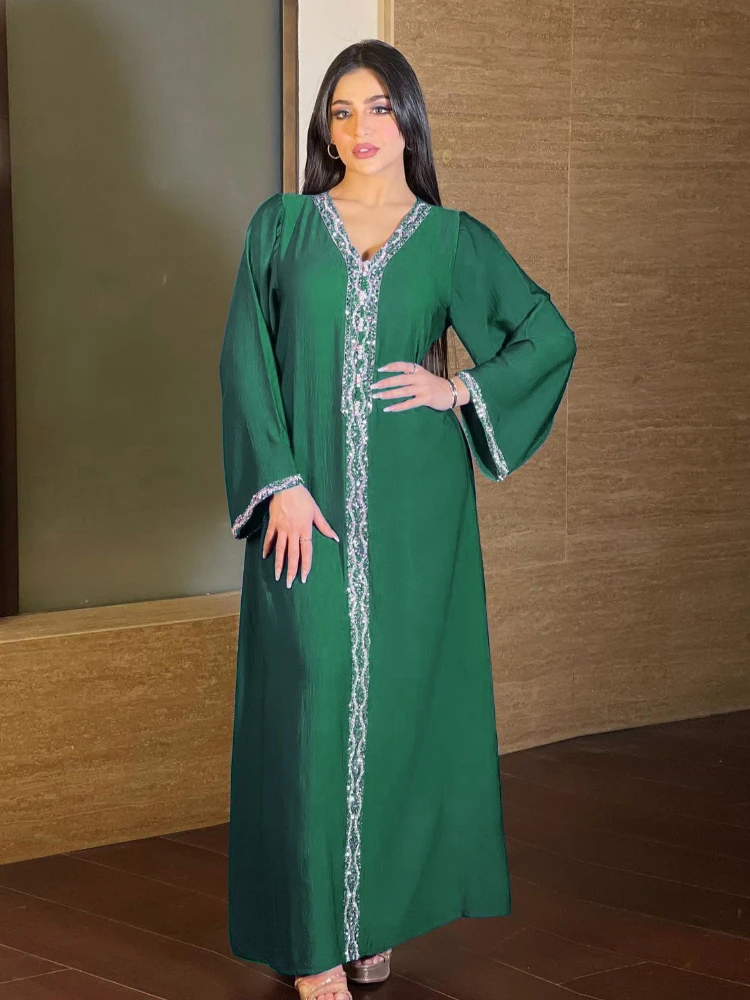 

Muslim Abaya Dress Abayas Women Ramadan Hijab Dubai India Turkey Islam Morocco Kaftan Robe Longue Musulmane Vestidos Largos 2023