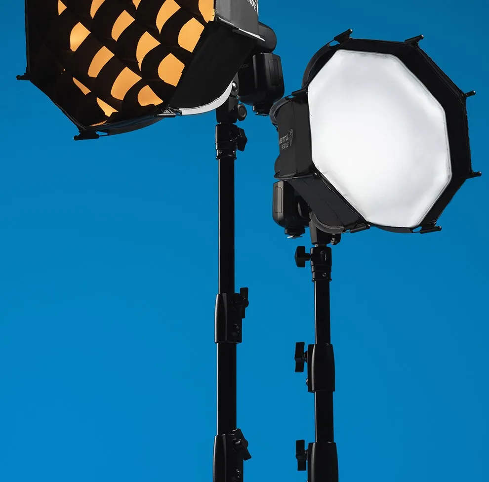 Description Picture 3 of itemAMBITFUL PF30/PF40 30cm /40cm mini Speedlite Portable Octagon Umbrella Softbox + Honeycomb Grid Outdoor Flash SoftBox for V1