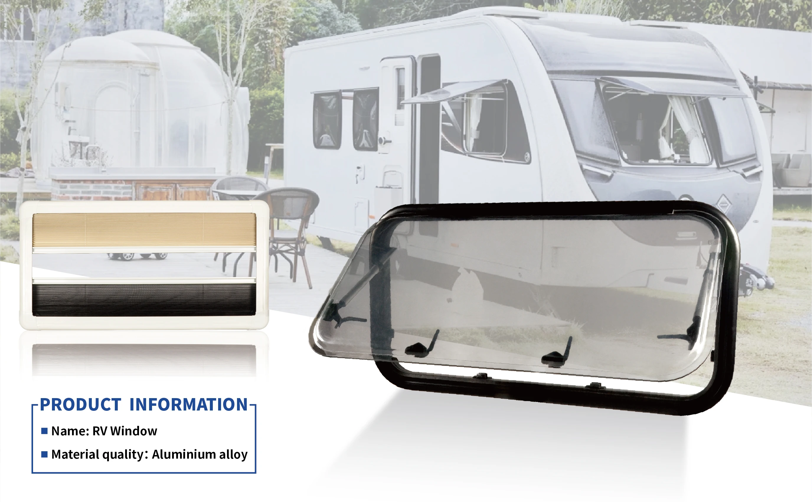 RV Caravan Aluminium Legierung Isolierung Runde Ecke Fenster mit Acryl Glas  Reise Anhänger Wohnmobil Camper Zubehör 900*450 - AliExpress