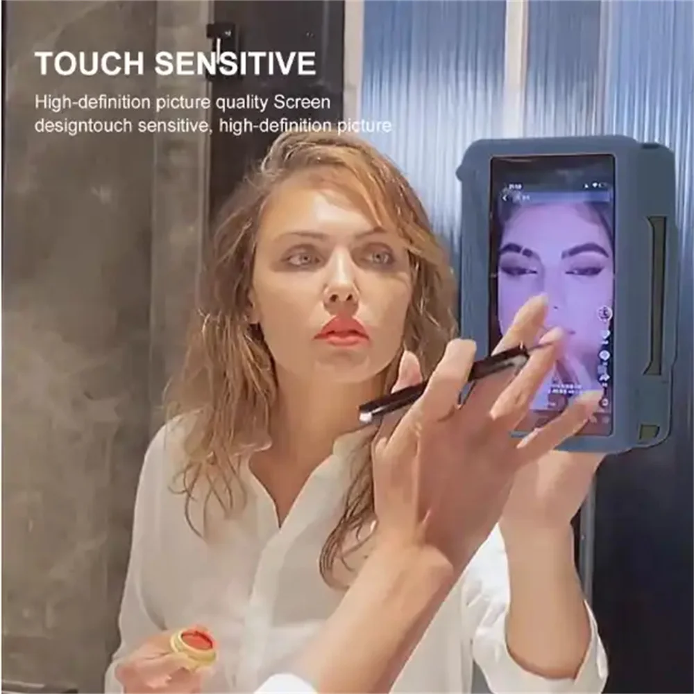 

Водонепроницаемый держатель для телефона в ванной комнате в зеркале макияж Артефакт вращающийся Туалет водонепроницаемый фотоэлемент