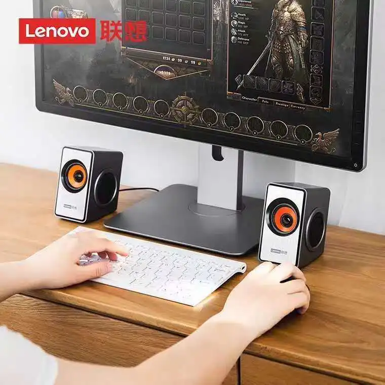 Computer Speakers Lenovo M550 desktop wired multimedia 2.0 subwoofer power amplifier notebook desktop computer audio usb external