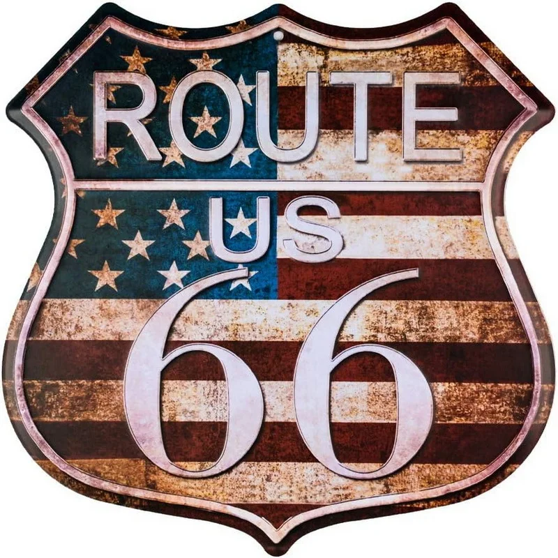 Route 66 Metal Sign 4