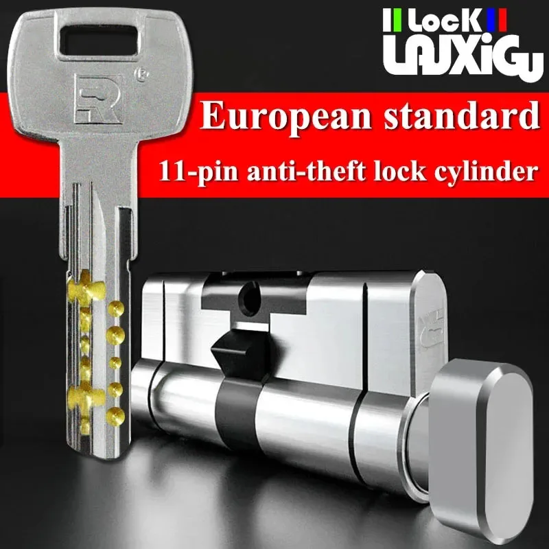 Door Lock Cylinder European Standard 11-pin Anti-theft