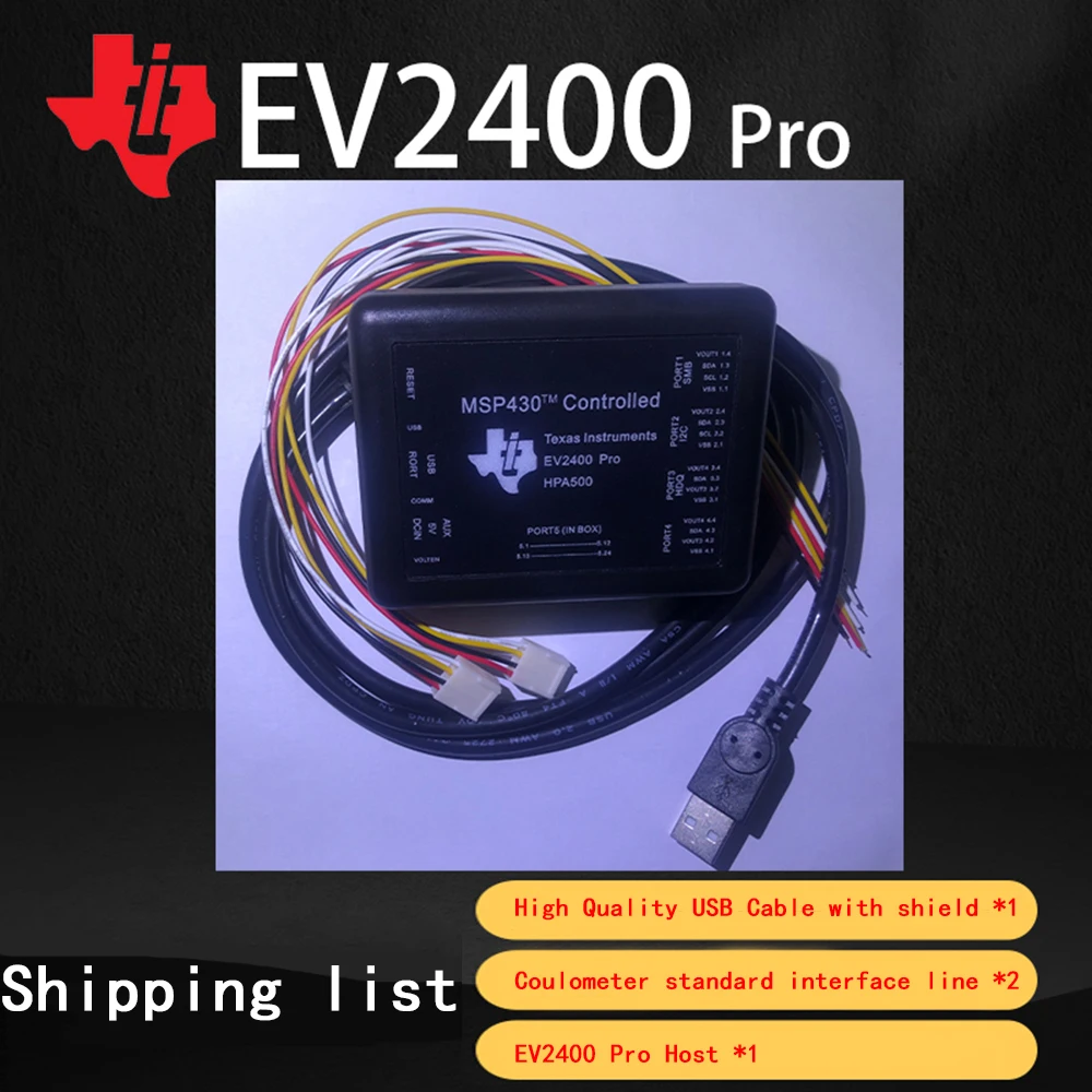 EV2400pro EV2400Panda T16 T20 EV2400 bqstudio Debugger 2300 DRONE battery Repair  maintenance SMB communication box