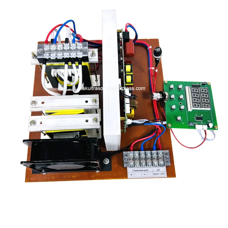 3KW Multi Cleaning Mode Ultrasonic Wave Generator Board For Sweep Frequency Ultrasound Oil Rust Cleaner