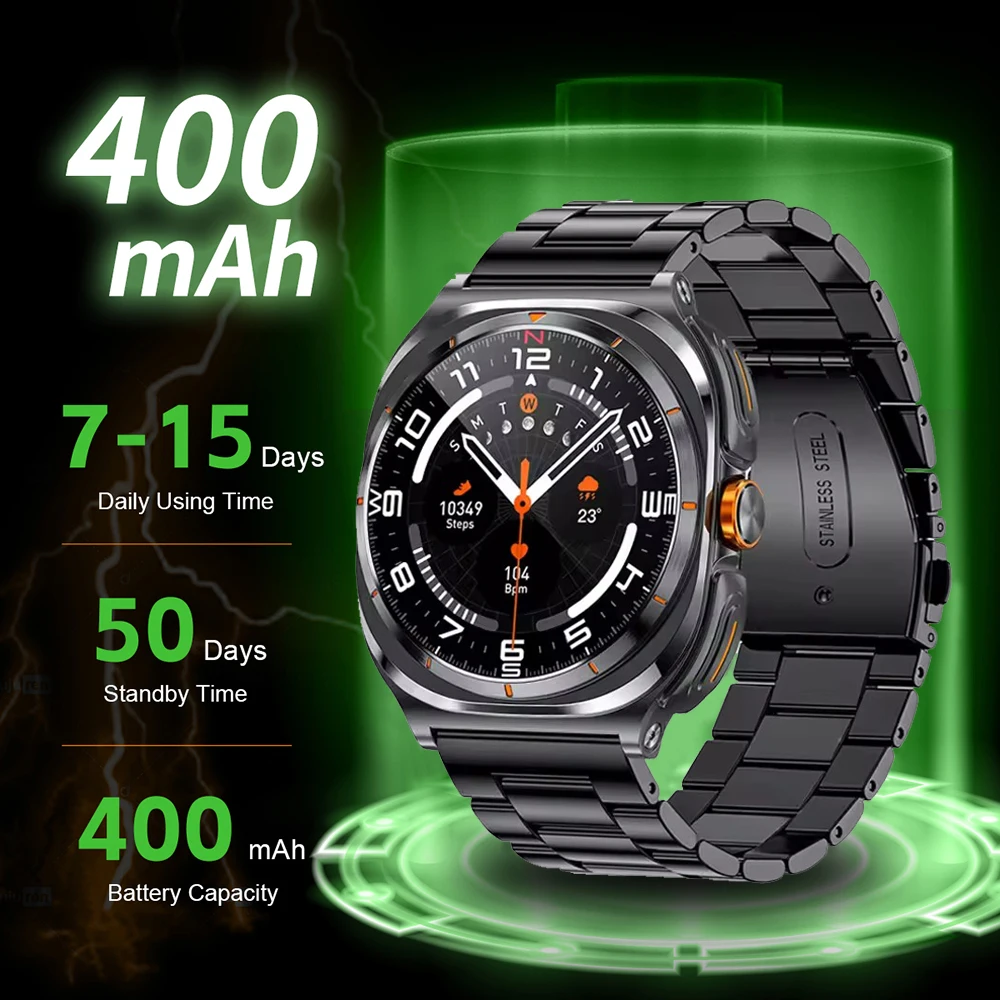 New Upgraded For smasung official TWS 2 in 1 SmartWatch with Headphones Bluetooth Call IP68 Waterproof Outdoor Sport Smartwatch 5