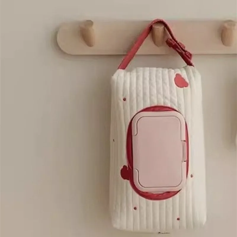 Cartoon Animal Flip Cover Tissue Boxes Wet Wipes Case Car Hanging Bag Paper Holder Storage Removable Napkin Storage Hanging Box 5