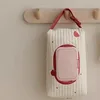 Cartoon Animal Flip Cover Tissue Boxes Wet Wipes Case Car Hanging Bag Paper Holder Storage Removable Napkin Storage Hanging Box 5
