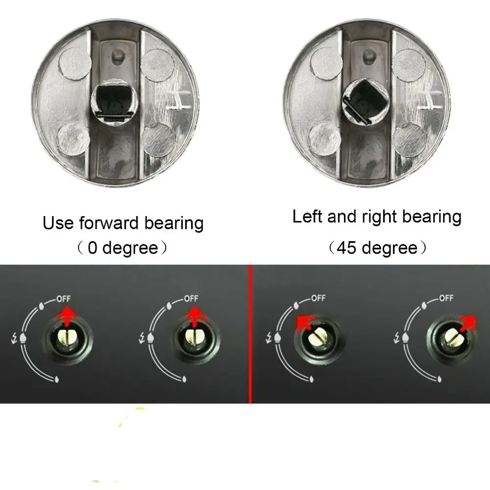 2Pcs 6/8mm Universal Metal Rotary Switch Control Knobs Replacement for Kitchen Cooker Gas Stove Oven Cooktop, rotary switch