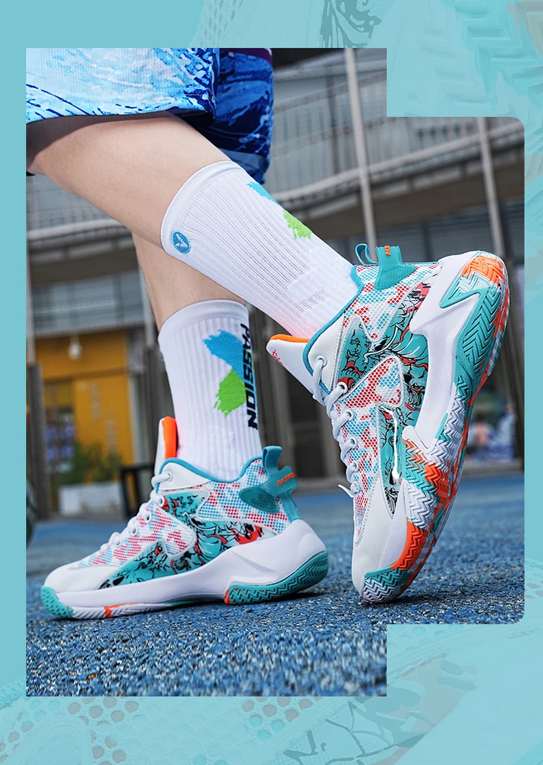 Heren basketbalschoenen ademend voor sport en training_voghion.com