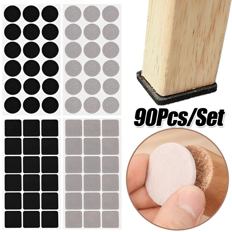 SET OF 2 TOOL BENCH 27 Pc Self Adhesive Felt Pads Furniture Floor Protector