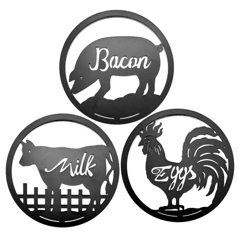 

Metal Animal Wall Art Rustic Farmhouse Wall Decorations Cute Rooster Wall Art Rustic Farmhouse Wall Decorations Art Hangings Cow