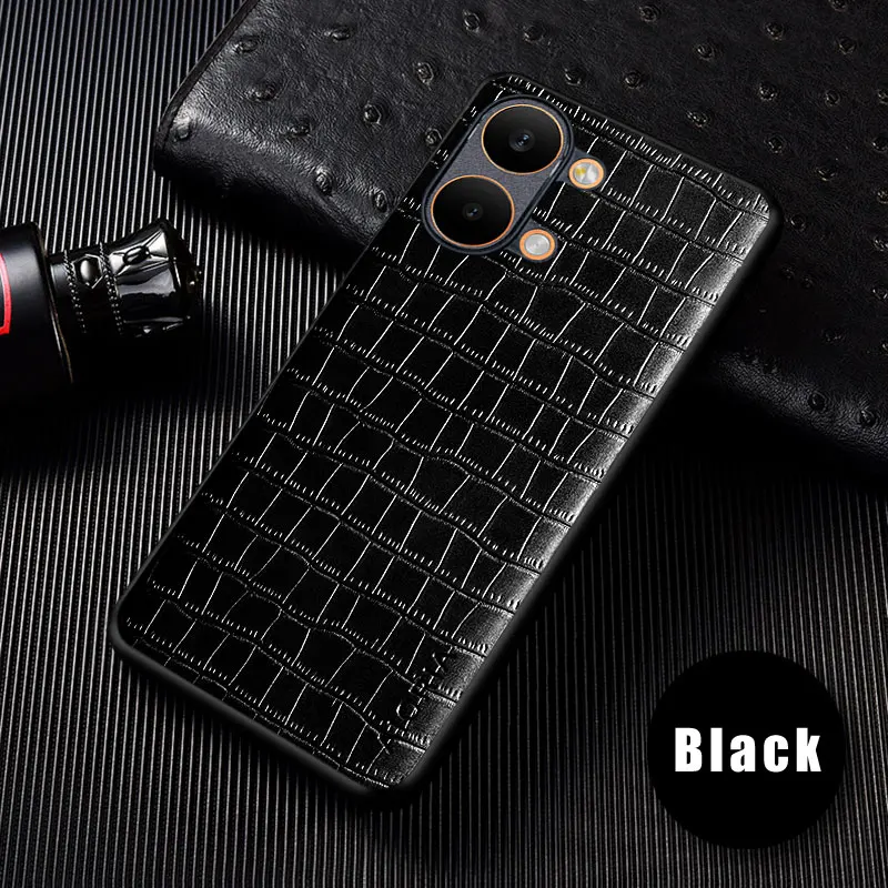 Luxury Leather Slim Fit Anti-Scratch Protective Back Cover