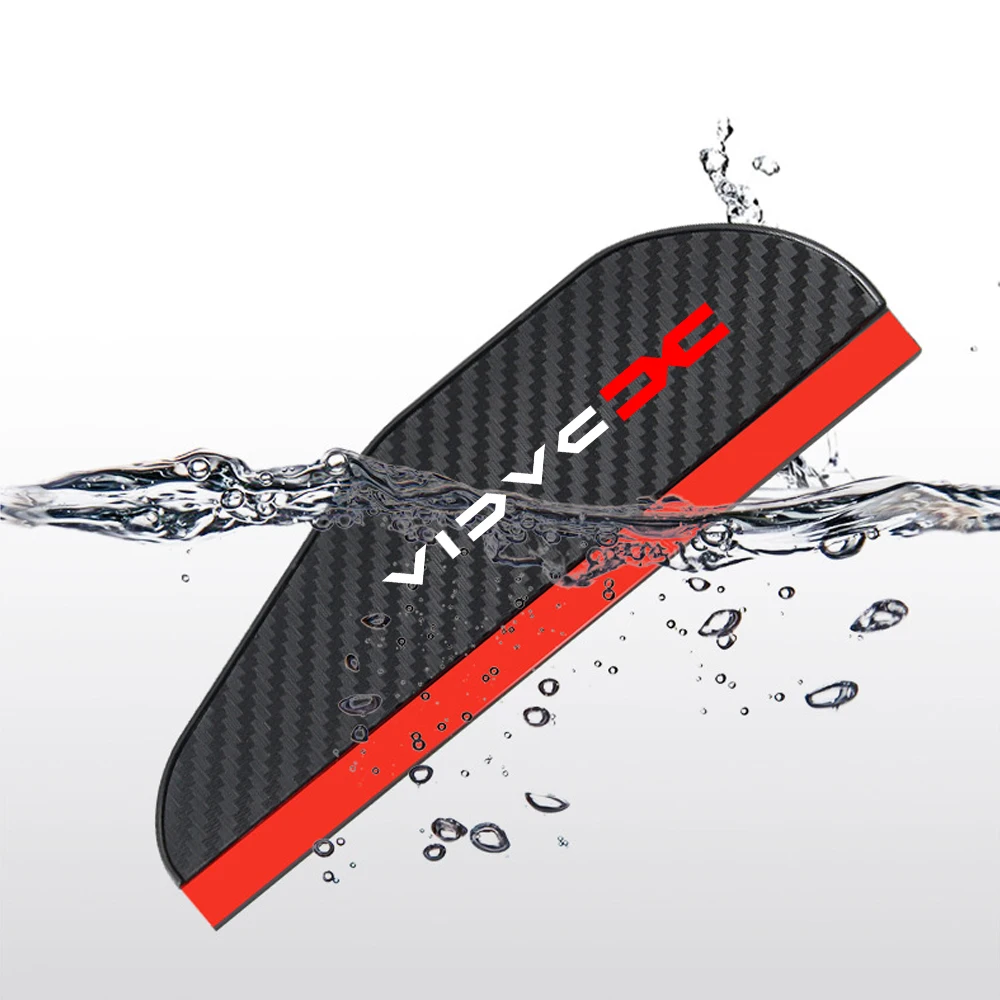 Car Parasol Rearview Mirror Rain Shield Waterproof Refit Film For Dacia DUSTER LODGY LOGAN SANDERO 2Pcs