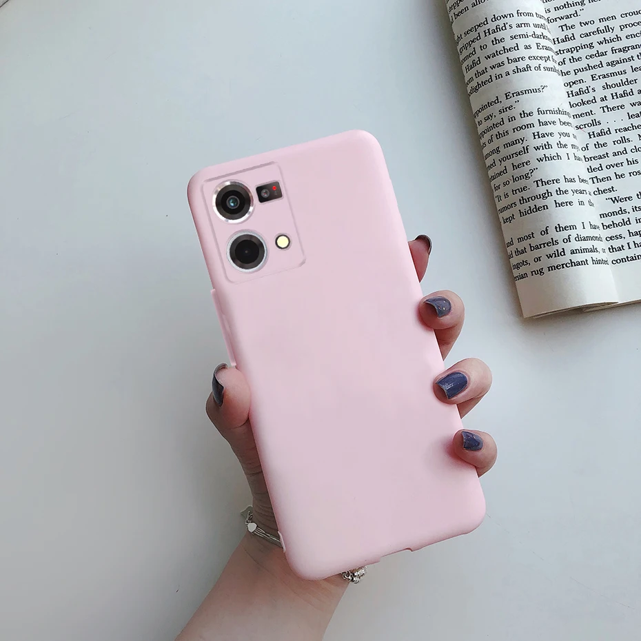 Candy Color Silicone Soft Matte Shockproof Phone Cover