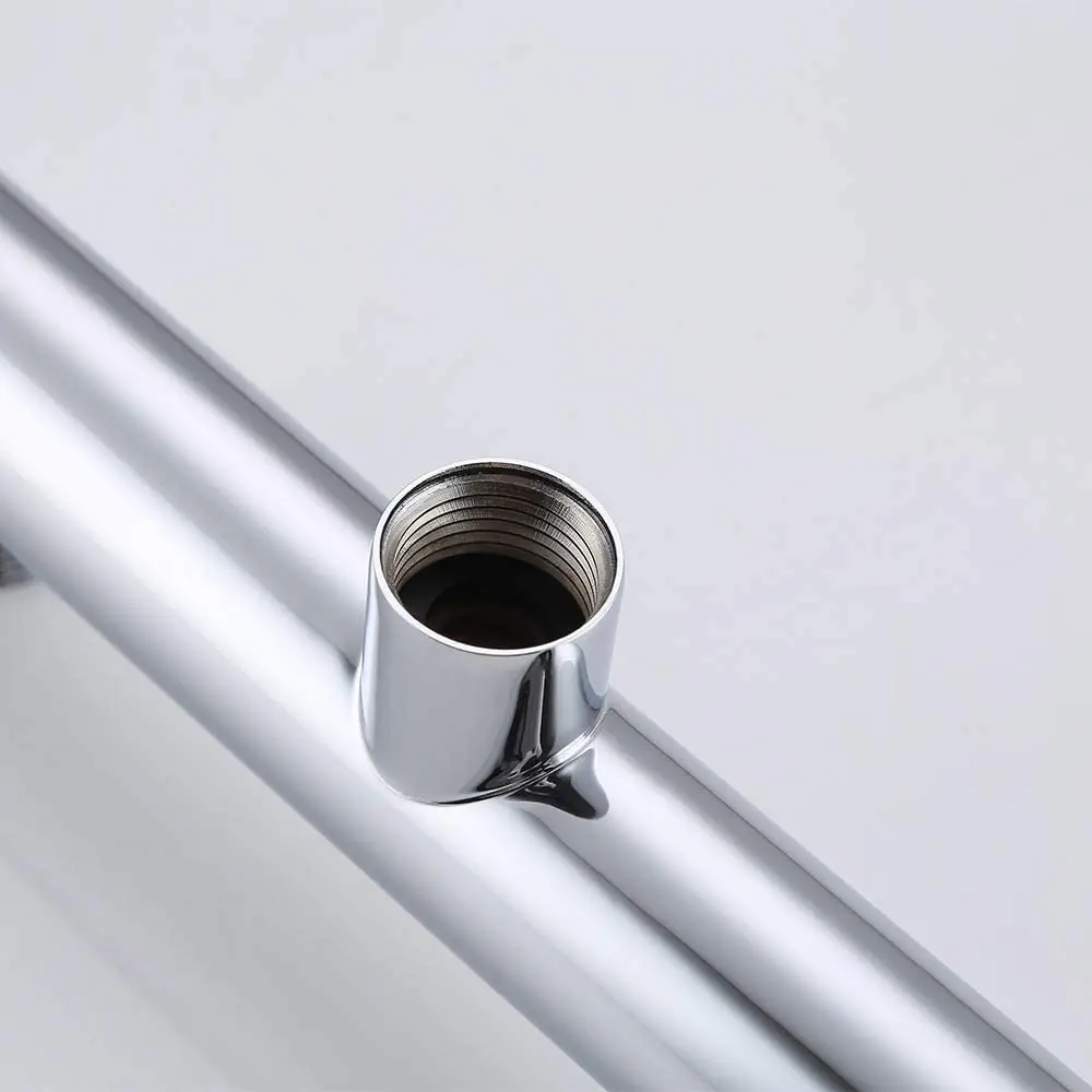 Shower Head Double Outlet Manifold Diverter for Dual Sprayer Shower Arm Chrome/Brushed Nickel